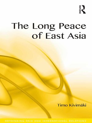 cover image of The Long Peace of East Asia